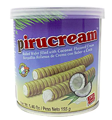 Coconut Pirucream (Pirulin Coconut Wafer Sticks)