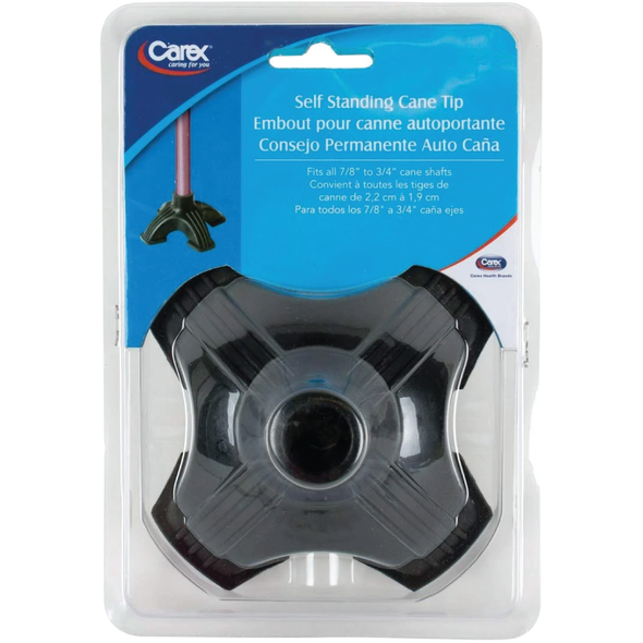 Carex Self Standing Cane Tip
