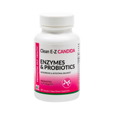 Enzimas dinámicas Limpie E-Z Candida Enzimas & Probiotics 60 Cápsulas