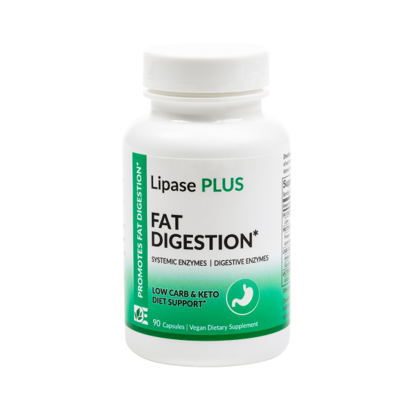 Dynamic Enzymes Lipase Plus Fat Digestion 90 Capsules