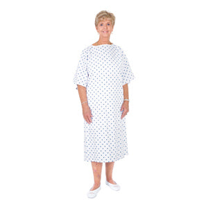 Essential Medical Gown Standard Blue White C3010