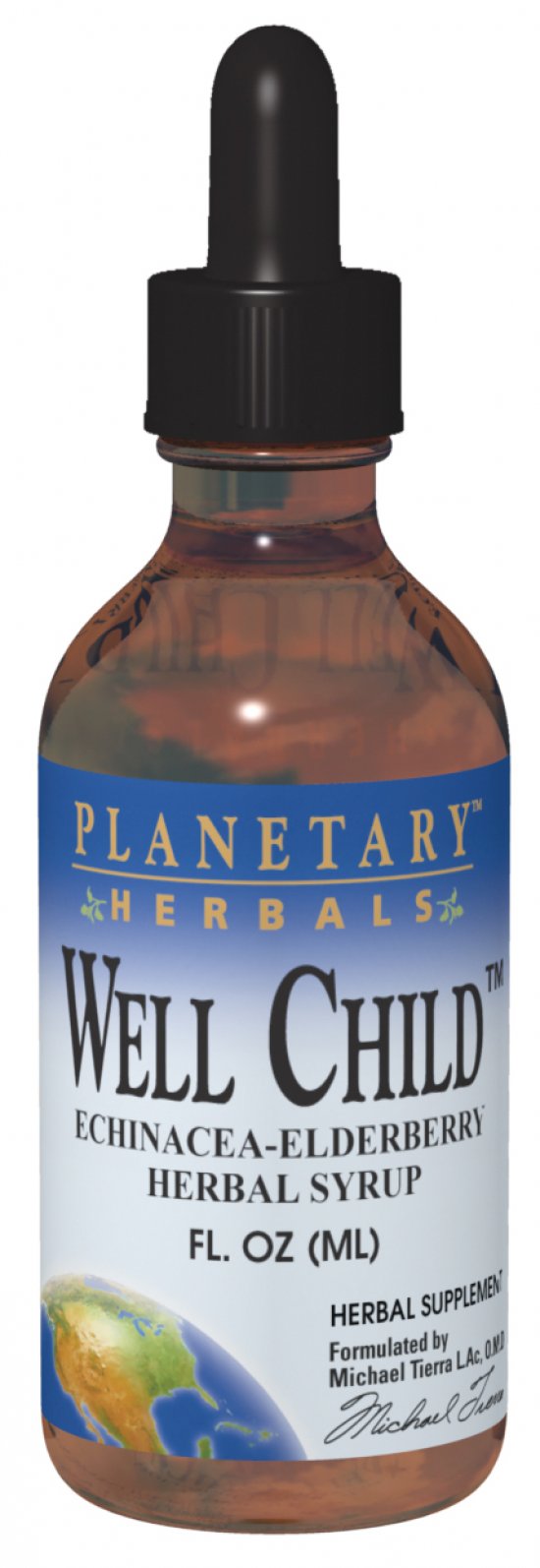 Herbales planetarias Well Jarabe de niños 2 oz