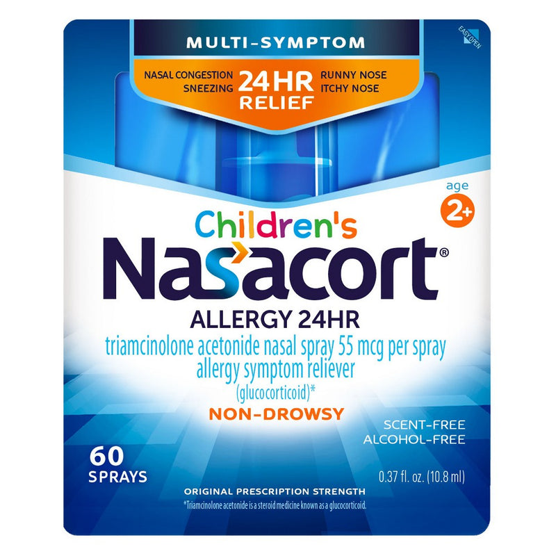 Alivio de alergia nasacort infantil spray nasal