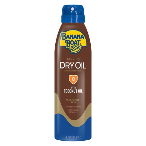 Banana Boat Tanning Tanning Dry Oil Spray continuo SPF 8