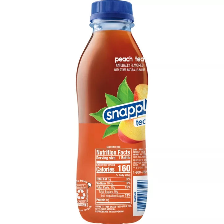 Snapple Peach Tea 16Oz
