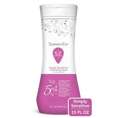 Summer's Eve Simply Sensitive Cleansing Lave 15 Fl oz
