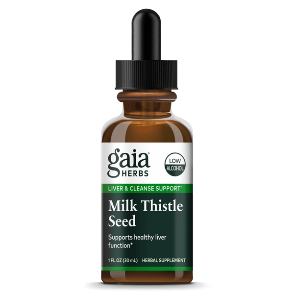 Gaia Herbs Milk Thistle Seed Low Alcohol 1 Fl Oz