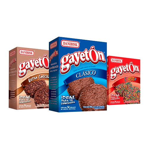 Danibisk Gayeton - galletas cubiertas de chocolate de Venezuela