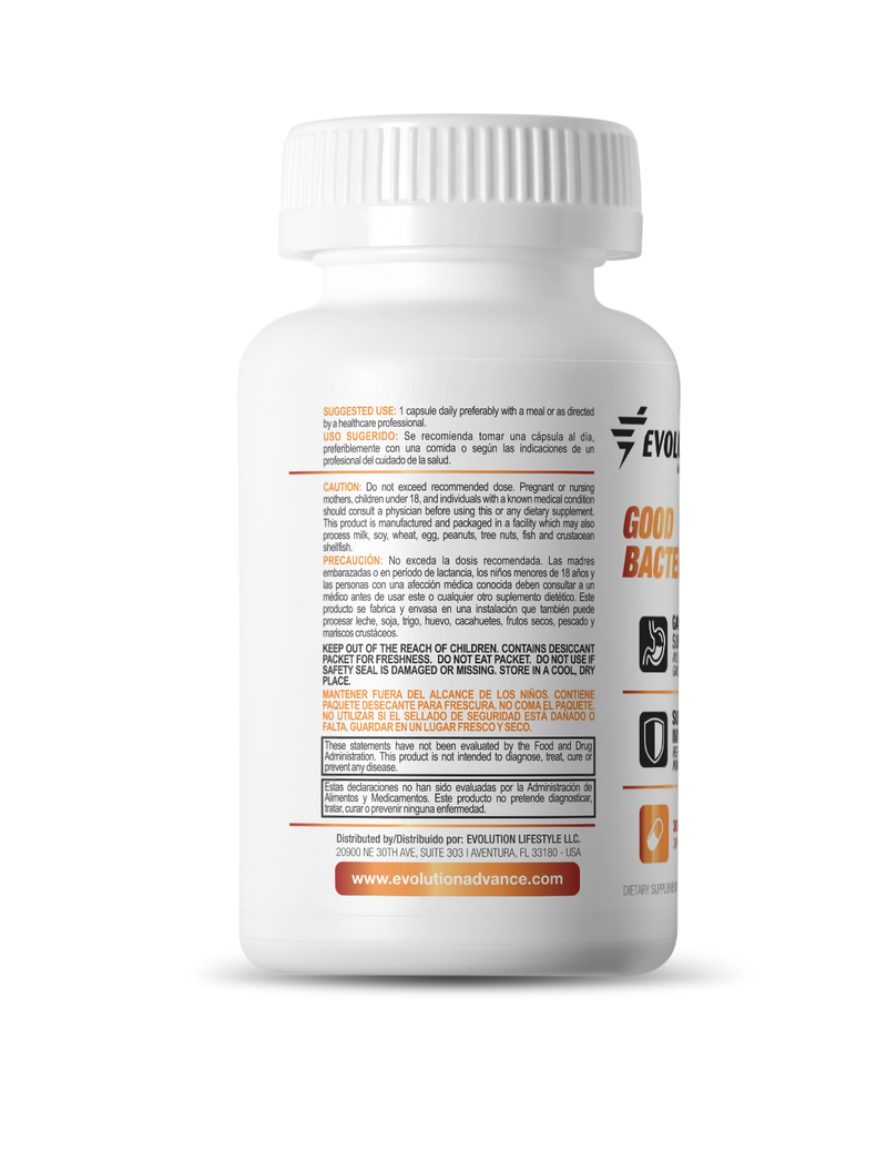 Evolution Advance Good Bacteria Pro Daily Probiotic Capsules
