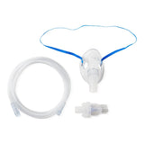 Kit de nebulizador de mano de Medline desechable con nebulizador aguas arriba, máscara pediátrica, tubo de 7 'y conector estándar