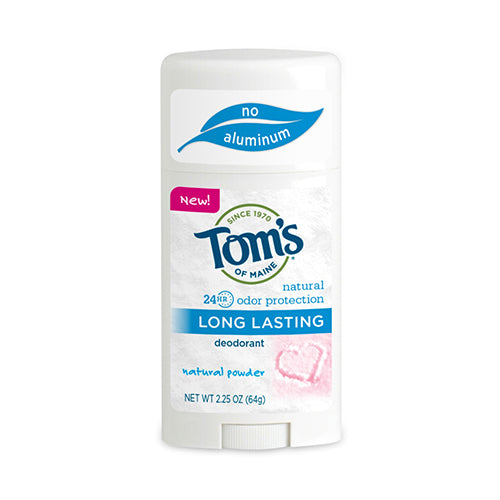 Tom's of Maine, Natural Long Lasting Aluminum Free Deodorant - Natural Powder, 2.25 Oz