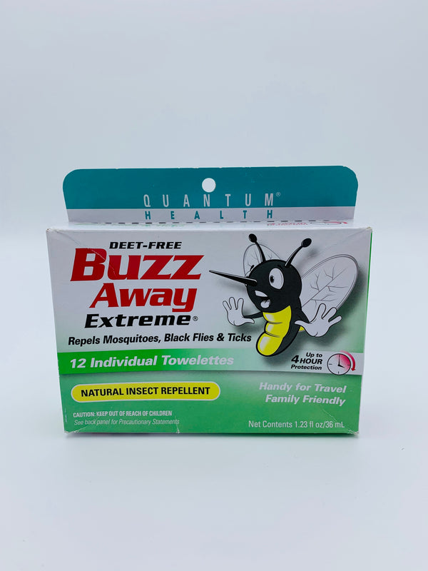 Buzz Away Extreme Natural Insect Towelettes