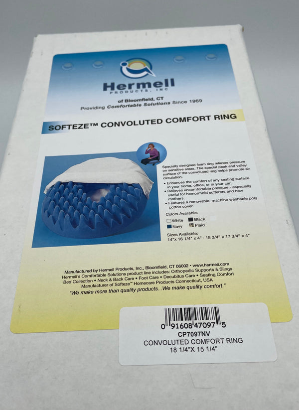 Hermell - Softeze Convoluted Comfort Ring With Polycotton Cover