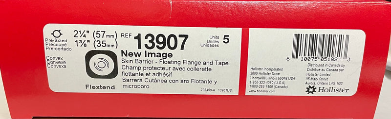 Hollister Flextend Ostomy Skin Barrier. Tape REF 13907