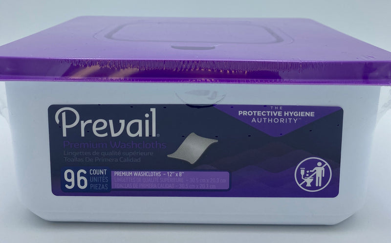 Prevail Premium Washcloths, 12" x 8 ", 96 CT