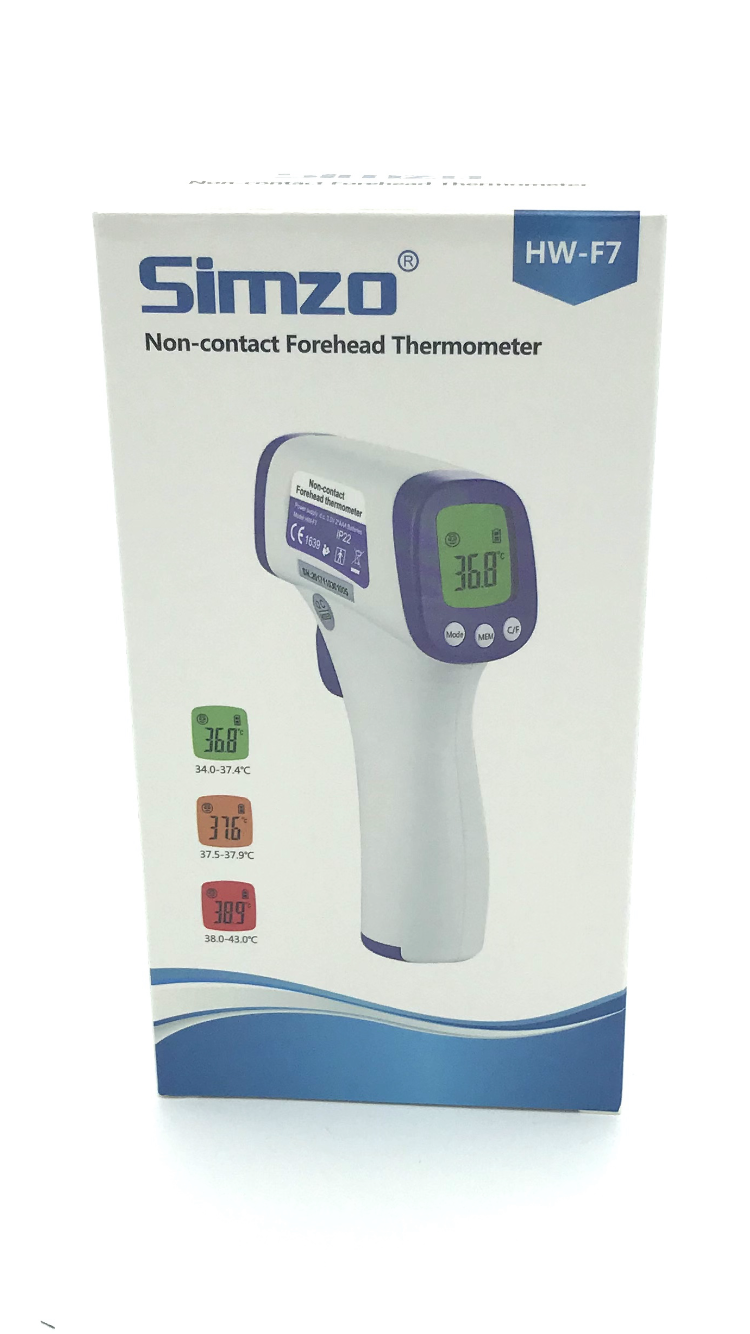 Simzo Non-Contact Forehead Thermometer – Locatel Health & Wellness ...