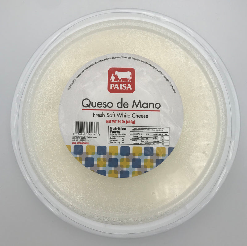 Paisa queso de mano 24 oz