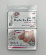 PediFix Visco-GEL Stay-Put Toe Spacers