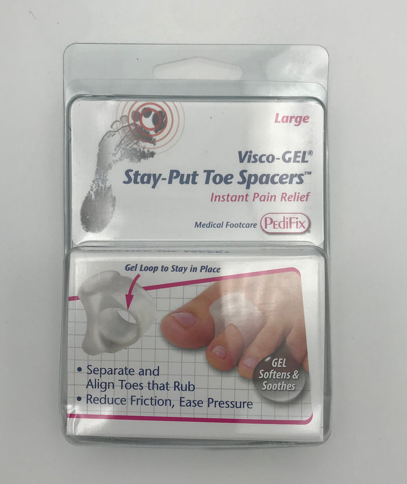 PediFix Visco-GEL Stay-Put Toe Spacers
