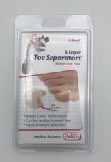 PediFix 3-Layer Toe Separators