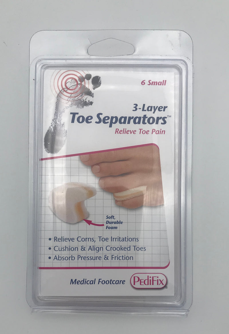 PediFix 3-Layer Toe Separators