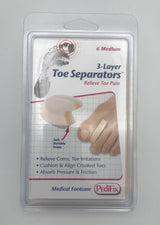 PediFix 3-Layer Toe Separators