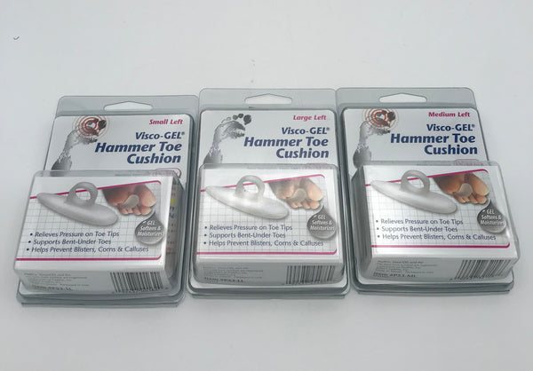 Pedifix Visco-GEL Hammer Toe Cushion S,M, L (Left)