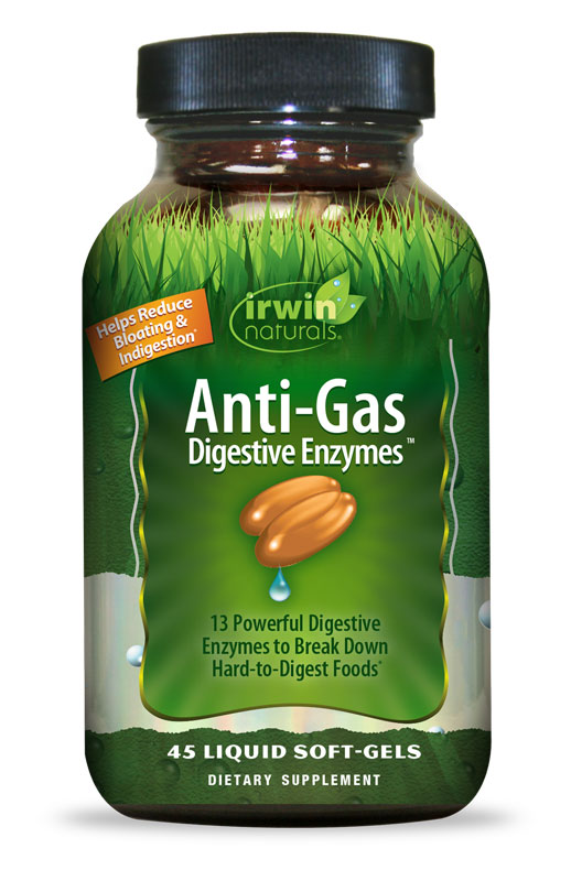 Enzimas digestivas anti-gas de Irwin Naturals (enzimas digestivas formalmente diarias)