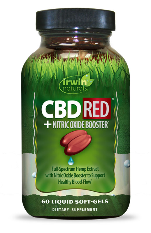 Irwin Naturals CBD rojo+ refuerzo de óxido nítrico