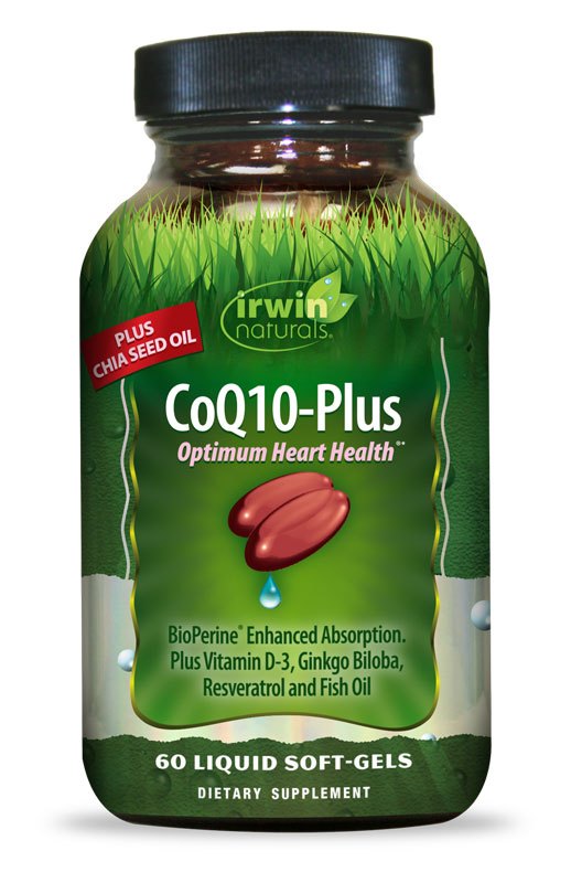 Irwin Naturals Coq10-plus óptimo Heart Health 60 Softgels