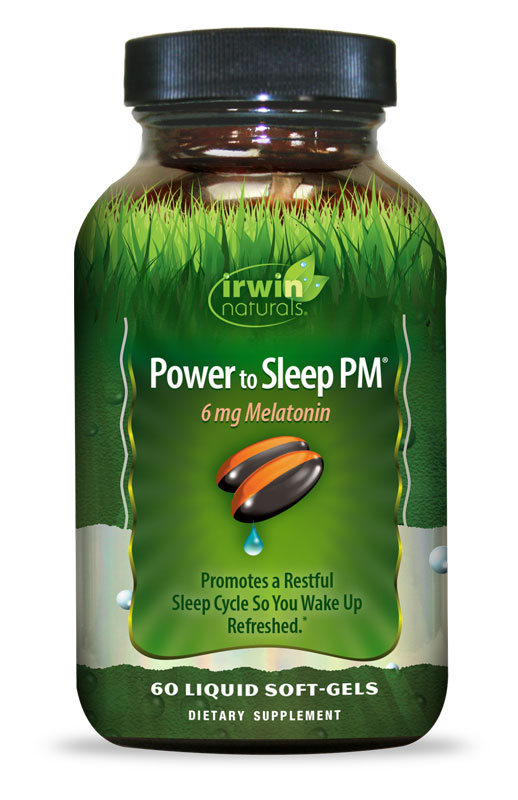 Irwin Naturals Melatonin Power to Sleep PM 6mg 60 Softgels