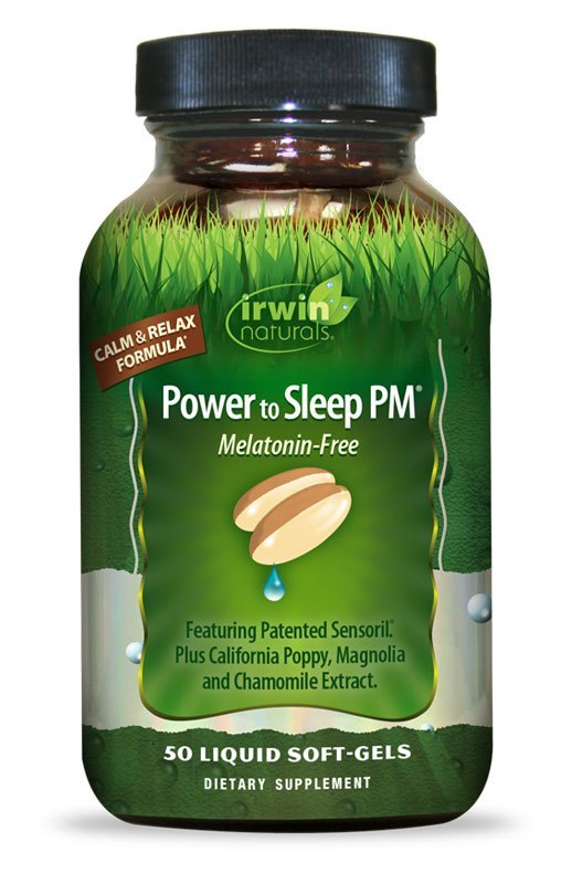 Irwin Naturals Power to Sleep PM Melatonin Free 50 Softgels