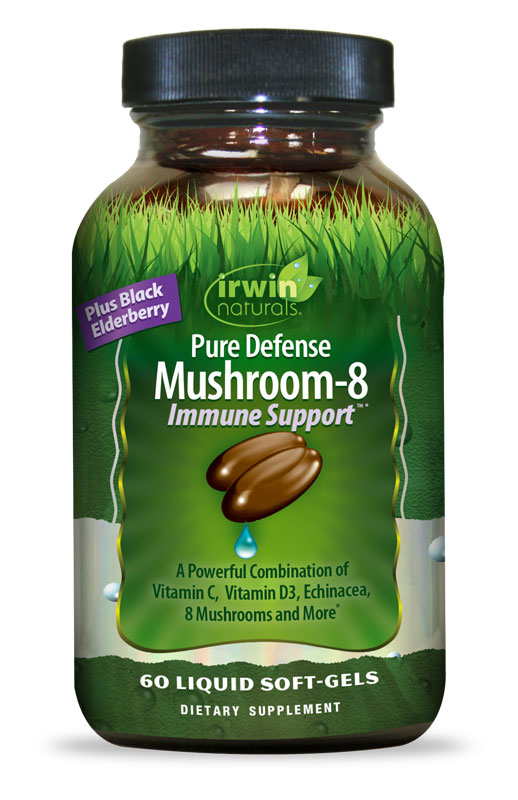 Irwin Naturals Pure Defense Mushroom-8 Immune Support