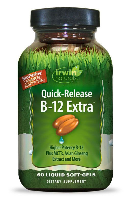 Irwin Naturals Liberación rápida B-12 extra