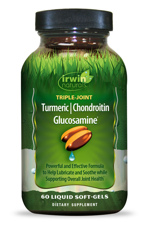 Irwin Naturals Triple-articulación de la cúrcuma de la cúrcuma glucosamina 60 Softgels