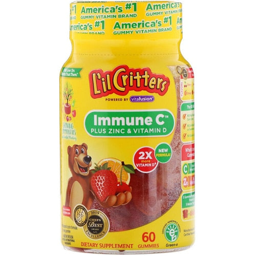 L'Il Critters Immune C ™ más zinc y vitamina
