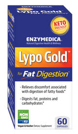 Enzymedica lypo Gold Fat Digestión 120 Cápsulas de vegetales