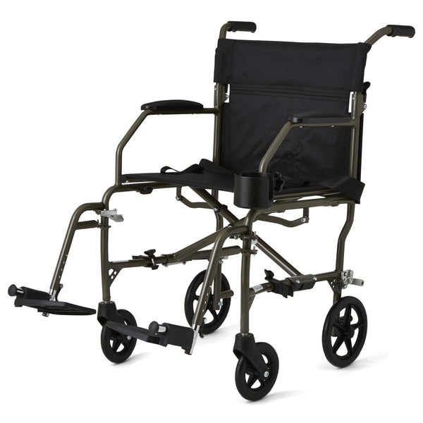 Medline Ultralight Transport Chair , 19"