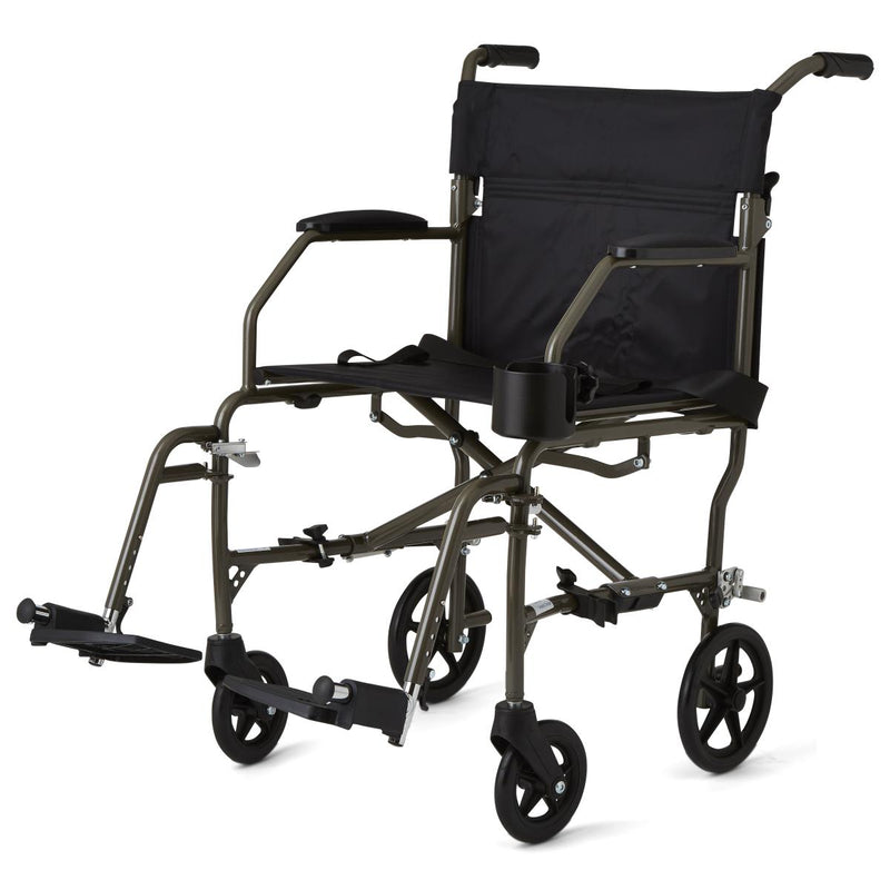 Medline Ultralight Transport Chair , 19"