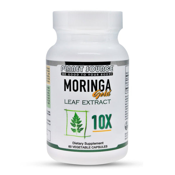 Planet Source Moringa Gold 10X Vegetable Capsules
