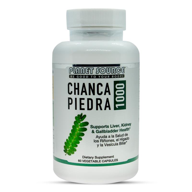 Fuente del planeta Chanca Piedra 1000 Cápsulas de vegetales