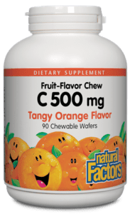 Factores naturales Vitamina C 500 mg Tagy Orange Chewables