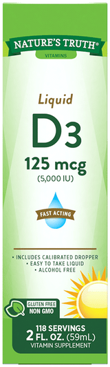 Nature's Truth Vitamin D Liquid 5000 IU 2oz