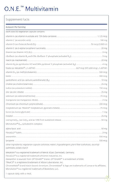 Pure Encapsulations O.N.E. Multivitamin Capsules