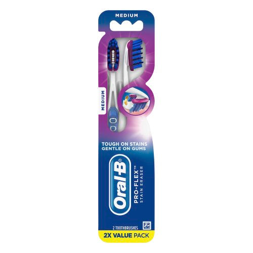 Oral-B 2x Valor Pack Cepillos de dientes medianos