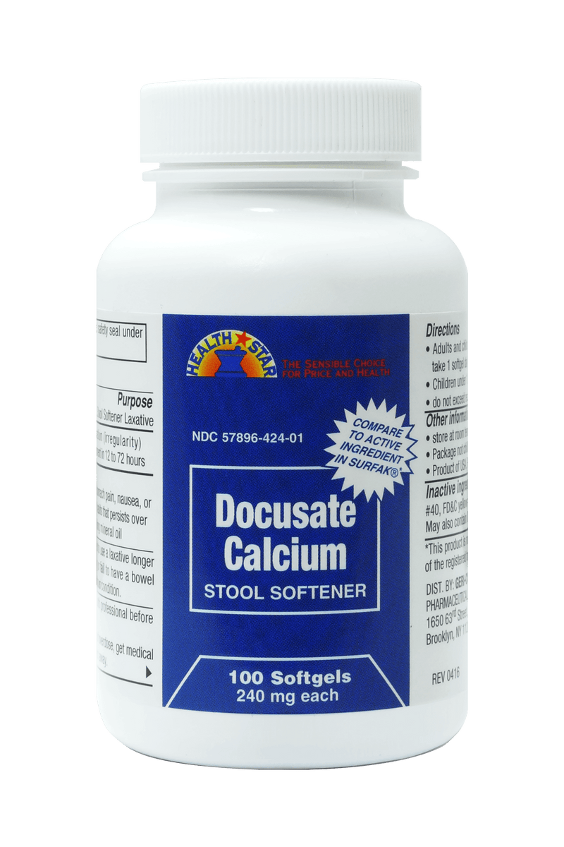 Gericare docusate calcium softgels