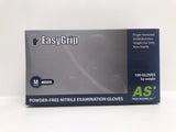 Guantes de examen de nitrilo sin polvo ASI EasyGrip, 100 guantes