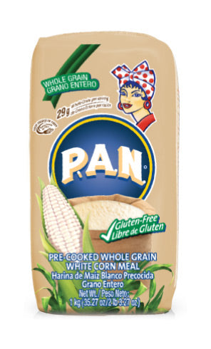 Harina PAN Whole Grain White Corn 2lb