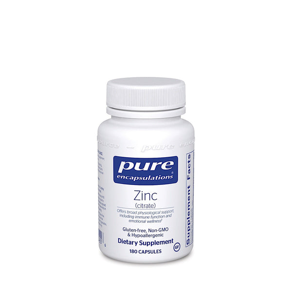 Pure Encapsulations Zinc Citrate Capsules