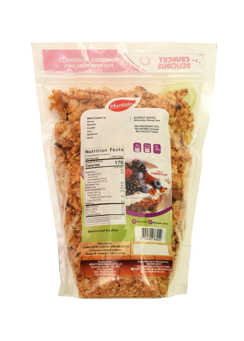 Monttelo Granola with Quinoa 14.11 oz